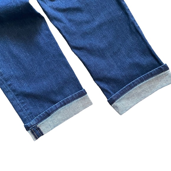 NYDJ Marilyn Crop Cuffed Bezel Wash Jeans Size 2 - Picture 10 of 16